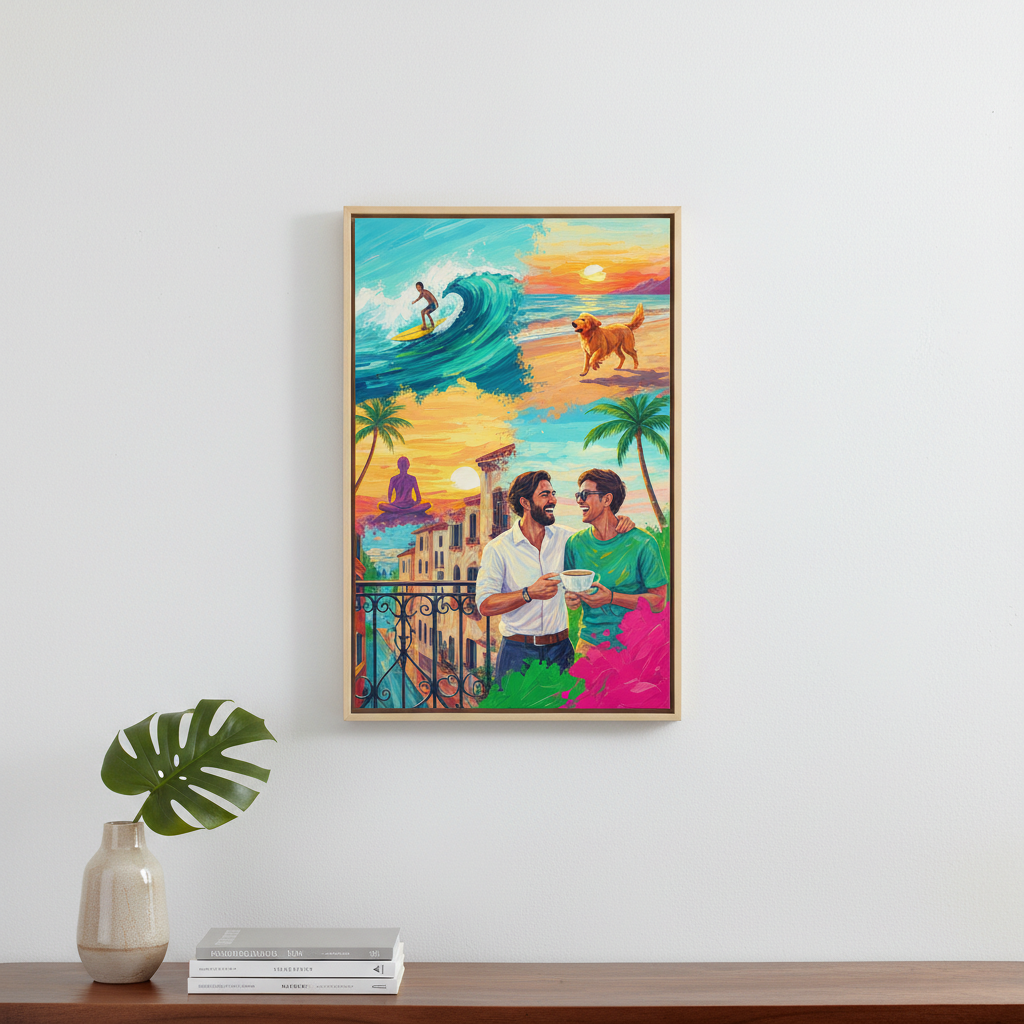 Canvas Print - Premium Faceless Model Aesthetic
