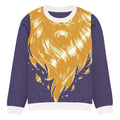 Knitted crew neck sweater