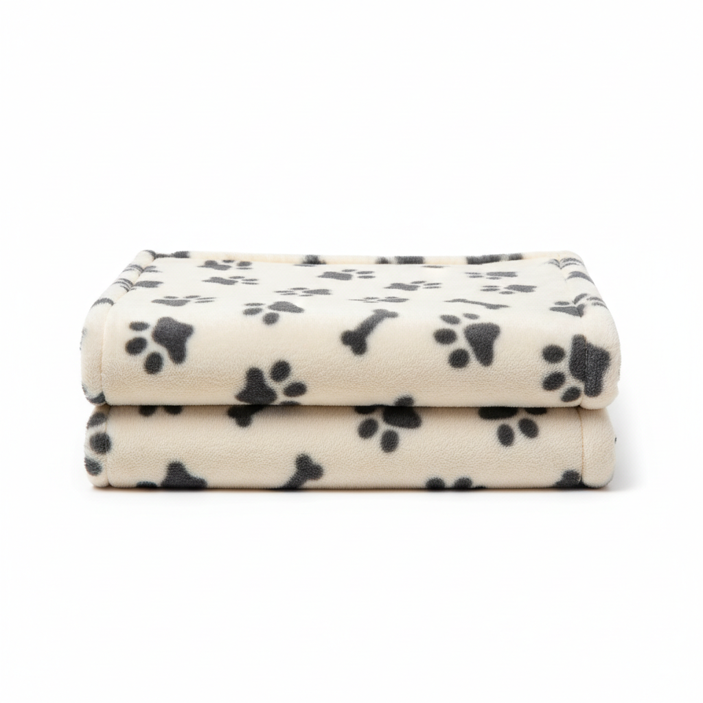 Custom Pet Blanket - Premium Faceless Model Aesthetic