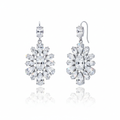 Crystal Statement Earrings - Premium Faceless Model Aesthetic