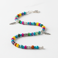 Colorful Boho Anklet - Premium Faceless Model Aesthetic