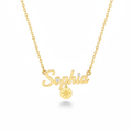 Personalized Name Necklace - Premium Faceless Model Aesthetic